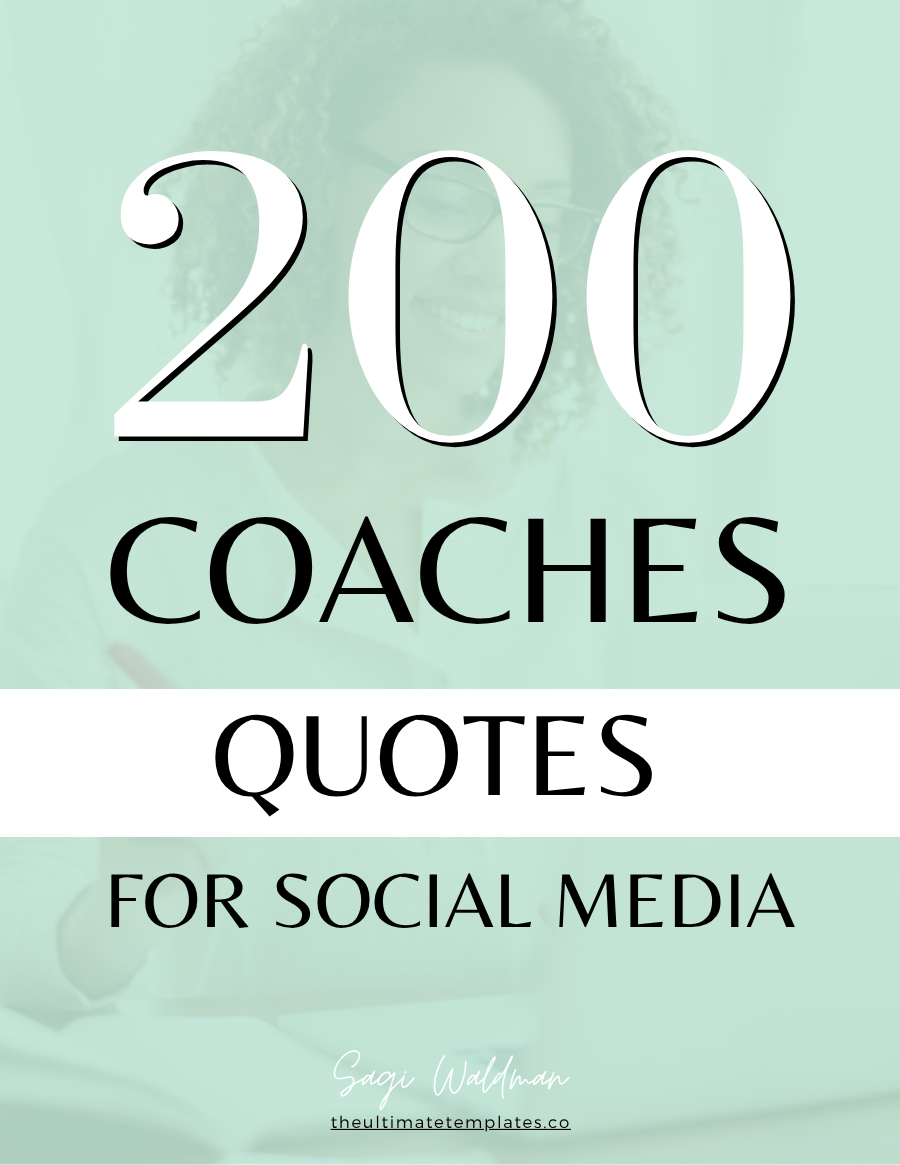 200 Social Media Quotes for Coaches