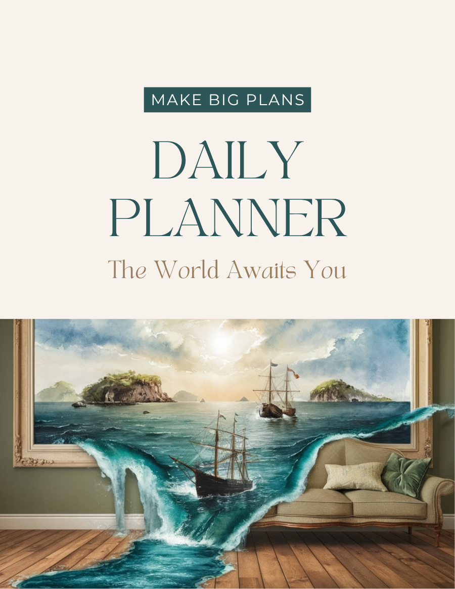 Daily Planner - The World Awaits You