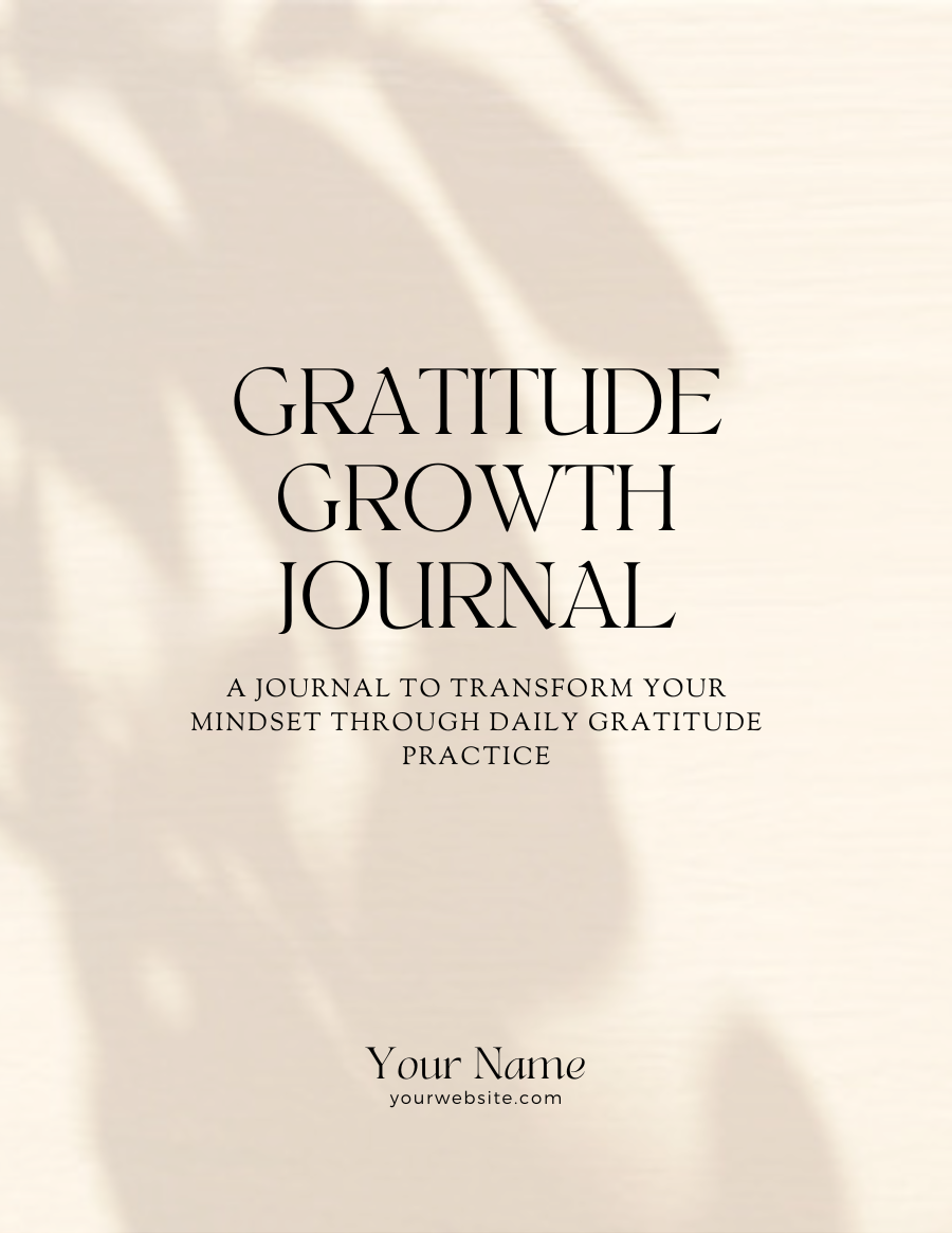 Gratitude Growth Journal